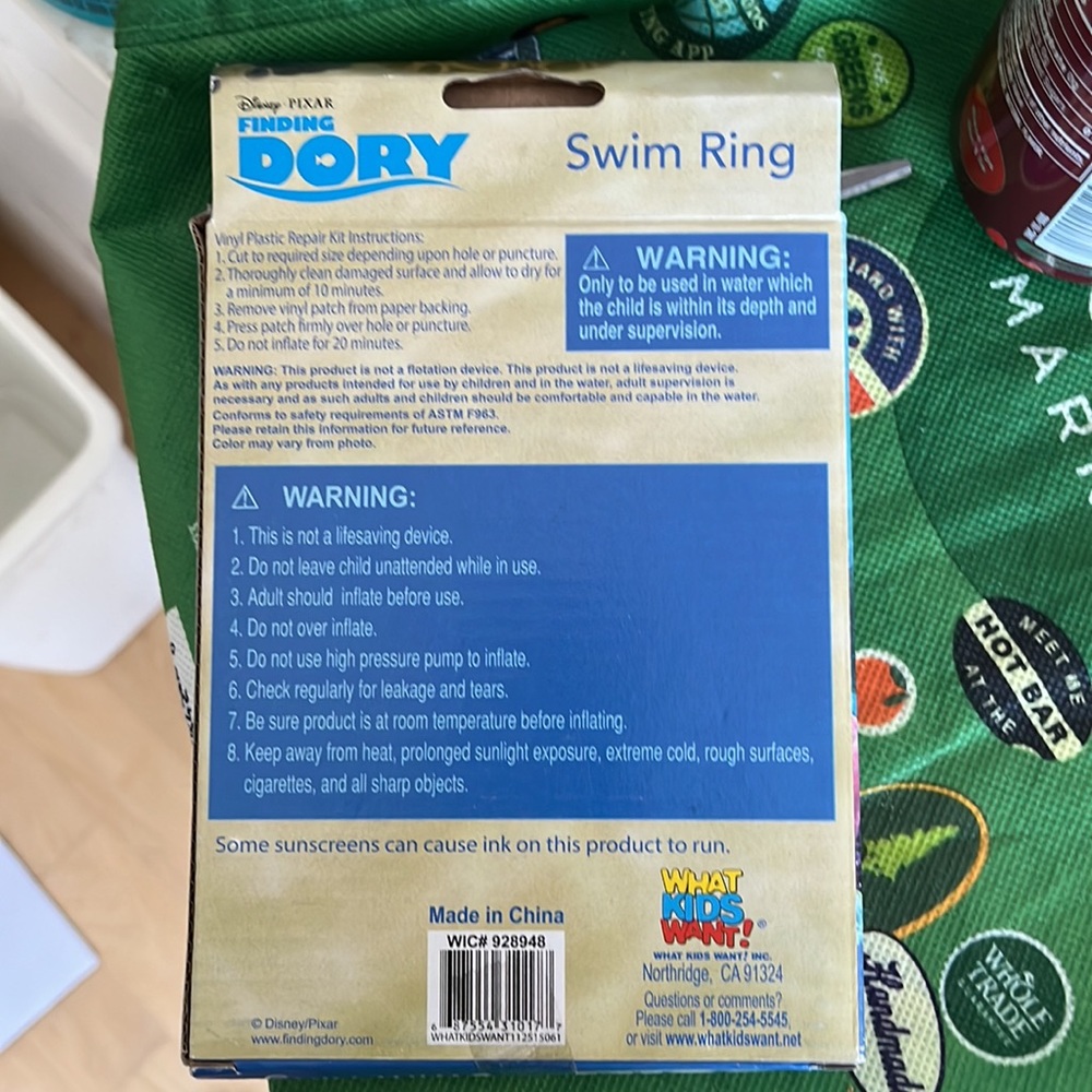 Disney Pixar Finding Dory Swim Ring - Picture 2 of 2